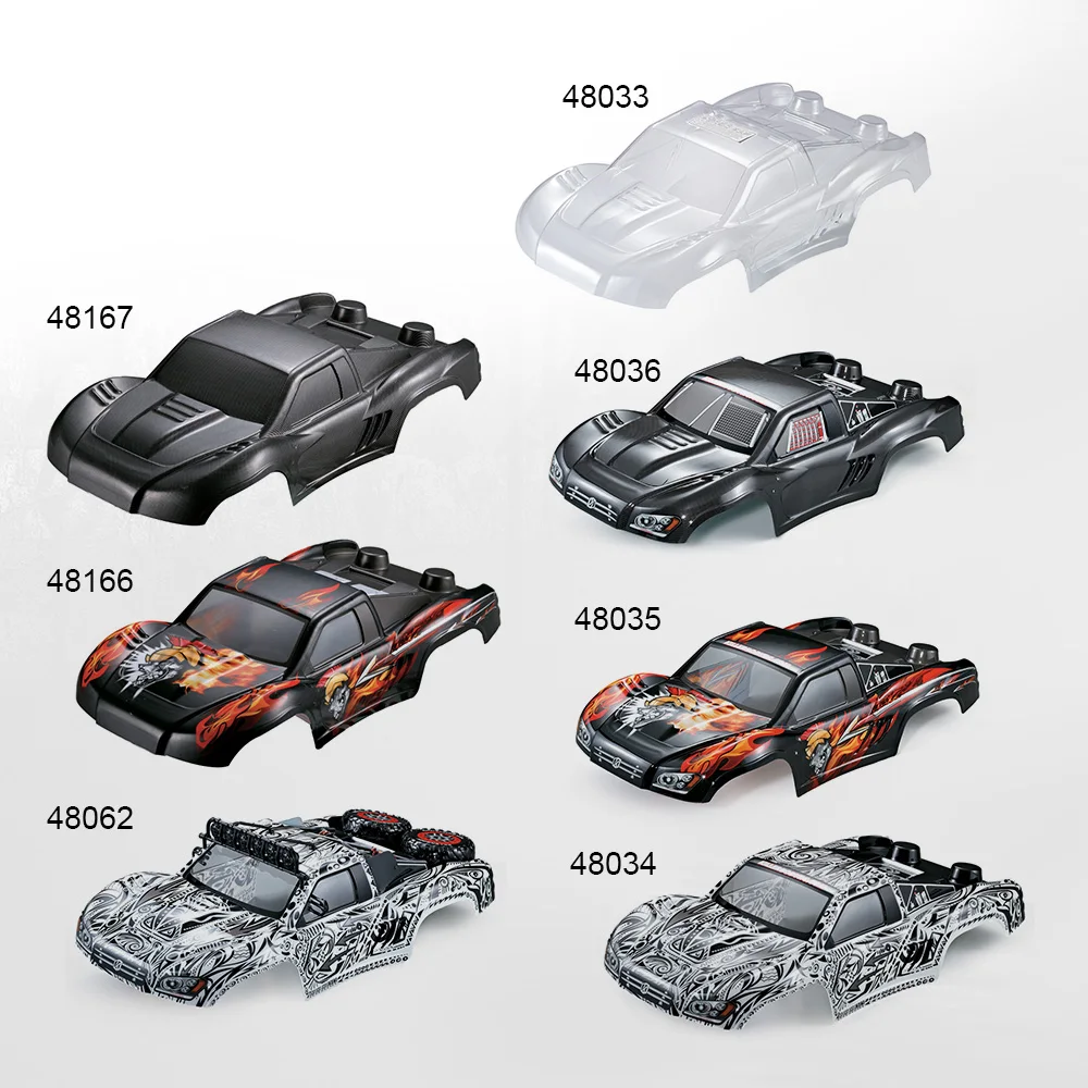 KillerBody 48166 327 мм короткий курс Грузовик Корпус Рама для 1/10 Traxxas HPI AE RC дрейф гоночный