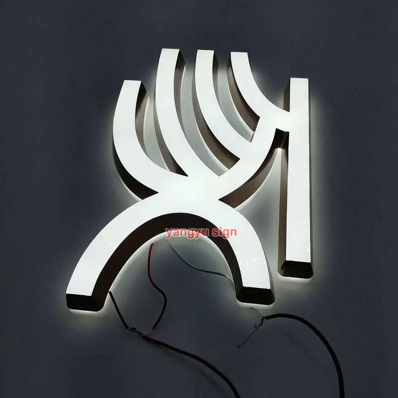 

Custom led acrylic mini letters 3D logo indoor light up letters sign