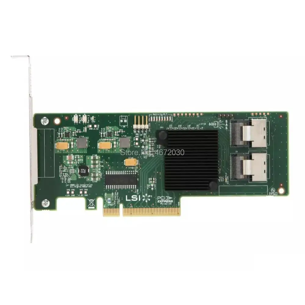 Новый адаптер Broadcom Avago LSI SAS 9211 8i для хост шины 6 ГБ/сек. Sata Sas X8 Lane Pci Express 2 0 Lsi Mega Raid