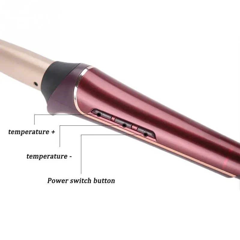 Профессиональные керамические турмалиновые Плойка для волос утюжок ЖК-дисплей