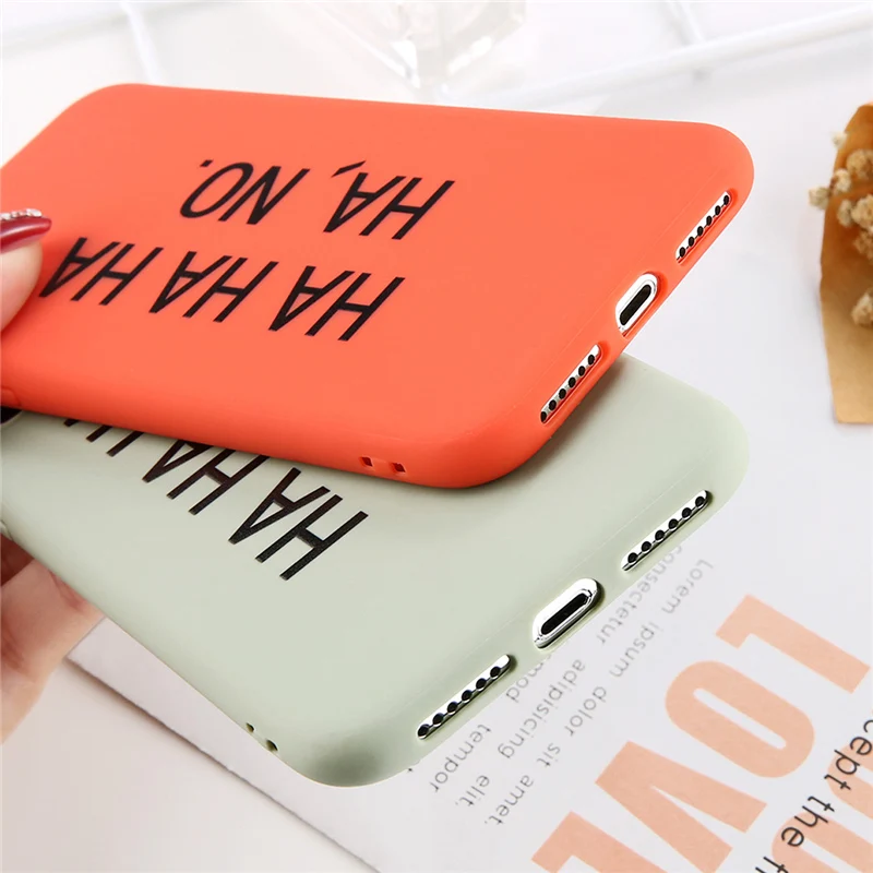 Lovebay Телефон чехол для iPhone 6 6s 7 8 Plus X XR XS Max Модный милый мультяшный буквенный HA без