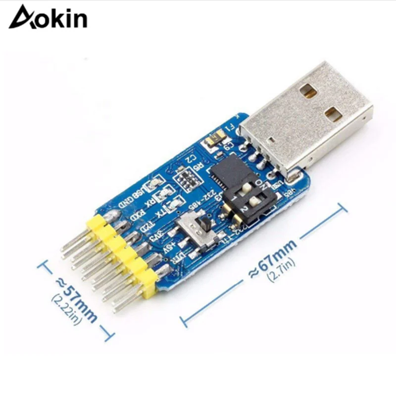 USB в UART конвертировать TTL RS485 RS232 3 В 5 выход 6 1 модуль последовательного