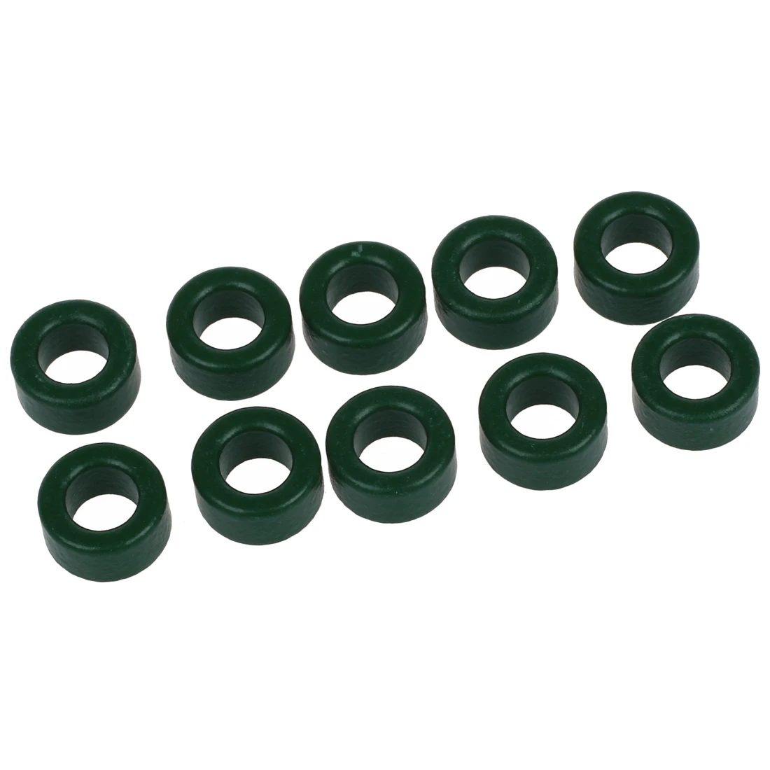 10 Pcs Inductor Coils Green Toroid Ferrite Cores 10mm x 6mm 5mm | Обустройство дома