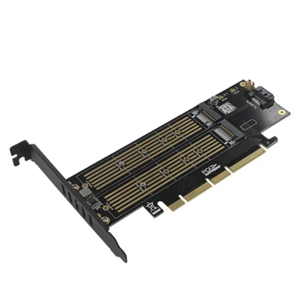 Расширитель JEYI SK9 m.2 для NVMe адаптер NGFF PCIE3.0 охлаждающий вентилятор SSD Двойная плата