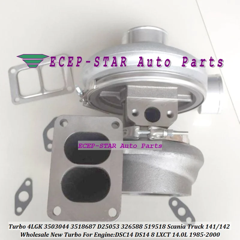 Турбокомпрессор Turbo 4LGK 3503044 3518687 D25053 326588 519518 329949 для Scania Truck 141/142 DSC14 DS14 8 LXCT 14.0L 1985
