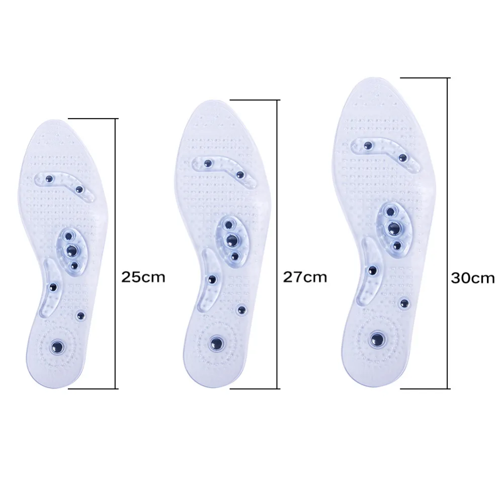 Хит продаж 1 пара/3 пары/5 пар магнитные стельки для ног силиконовая терапия
