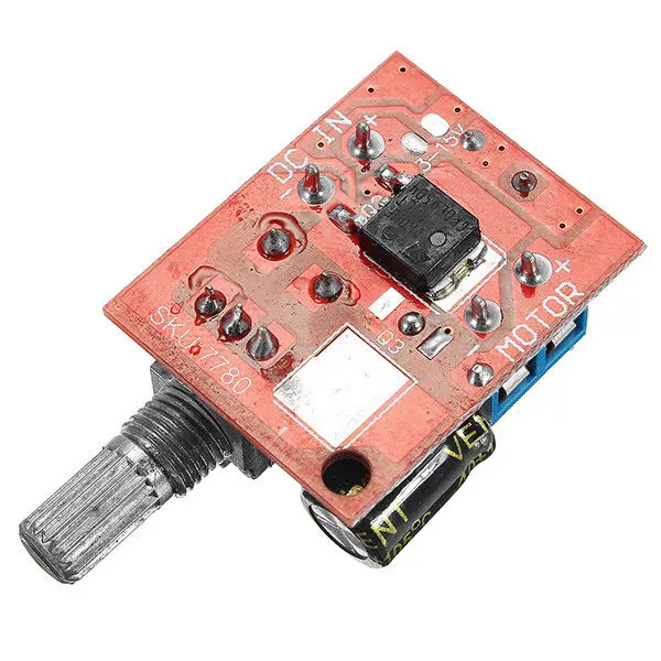 Модный 5V 30V DC контроллер скорости ШИМ мини Электрический мотор переключатель