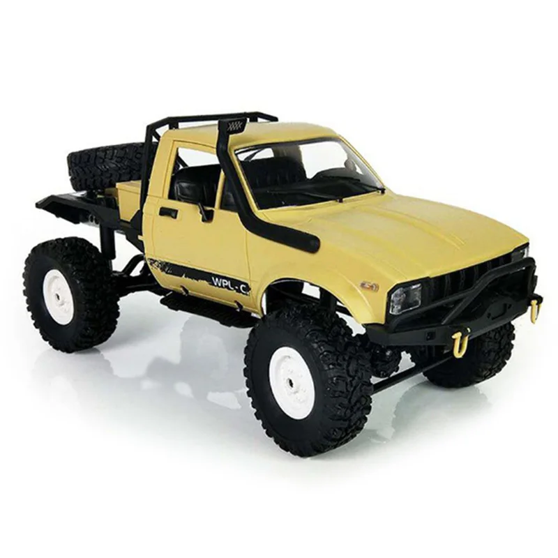 Newest Wpl C14 1:16 2ch 4wd Rc Truck 2.4g Off-road Electric Car 15km/h Top Speed Rtr/kit Mini Racing Toys | Игрушки и хобби