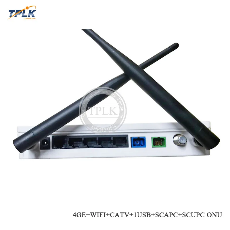 4GE + WIFI CATV 1USB SC/APC SC/UPC GPON ONT ONU с разъемом 1SC/APC и 1SC/UPC CATV|Оптоволоконное оборудование| |