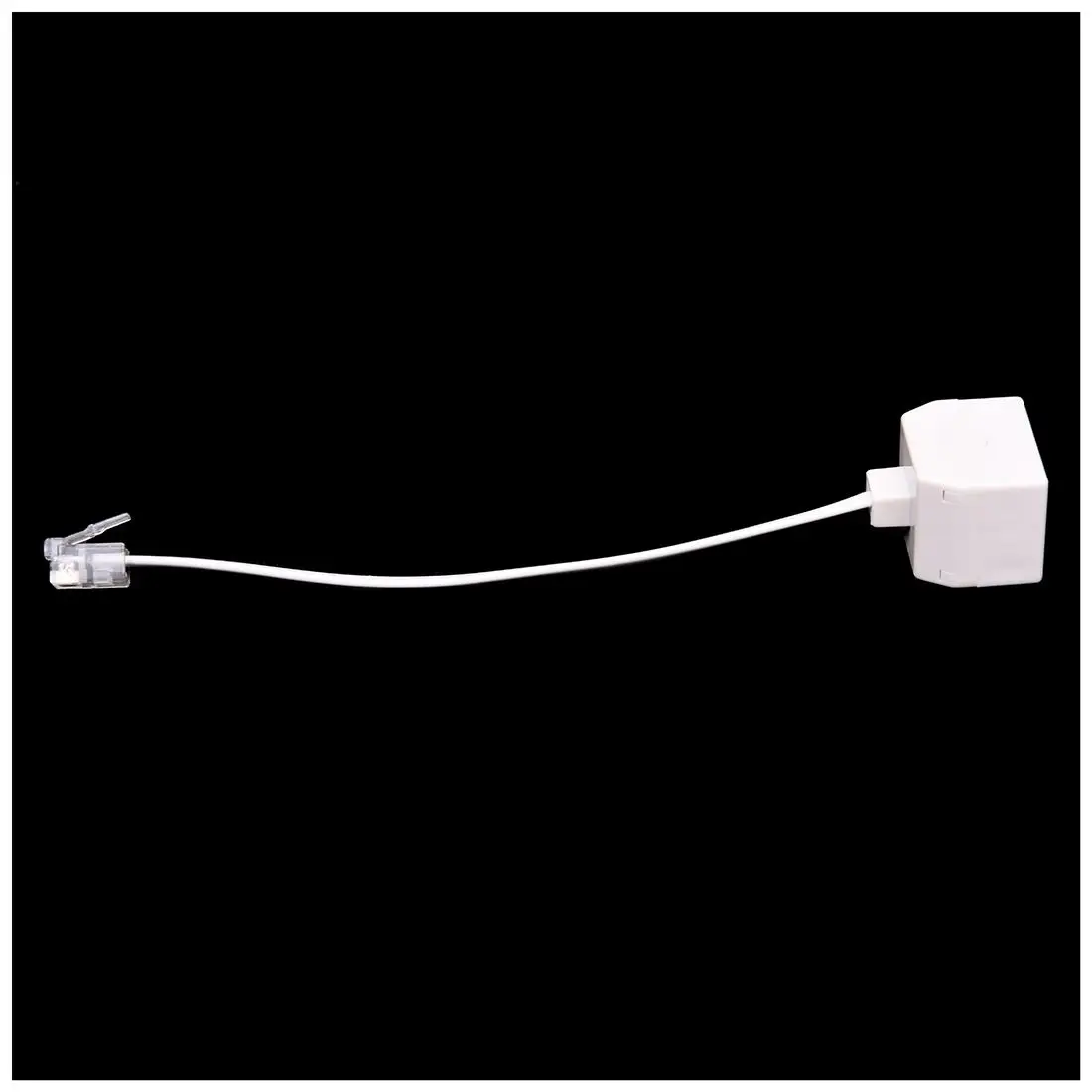 IG 2pcs 6P4C RJ11 двойной женский и мужской телефонный кабель сплиттер