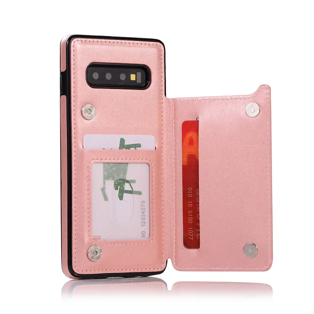 Чехол Кошелек KISSCASE для Samsung Galaxy S10 S9 S8 S7 Plus деловой кожаный чехол держатель Note 8 9