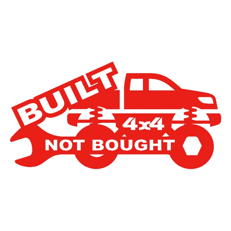 4x4 автомобиля Стикеры Built Not Bought веселый автомобиль окно бампер Новинка дрейф JDM