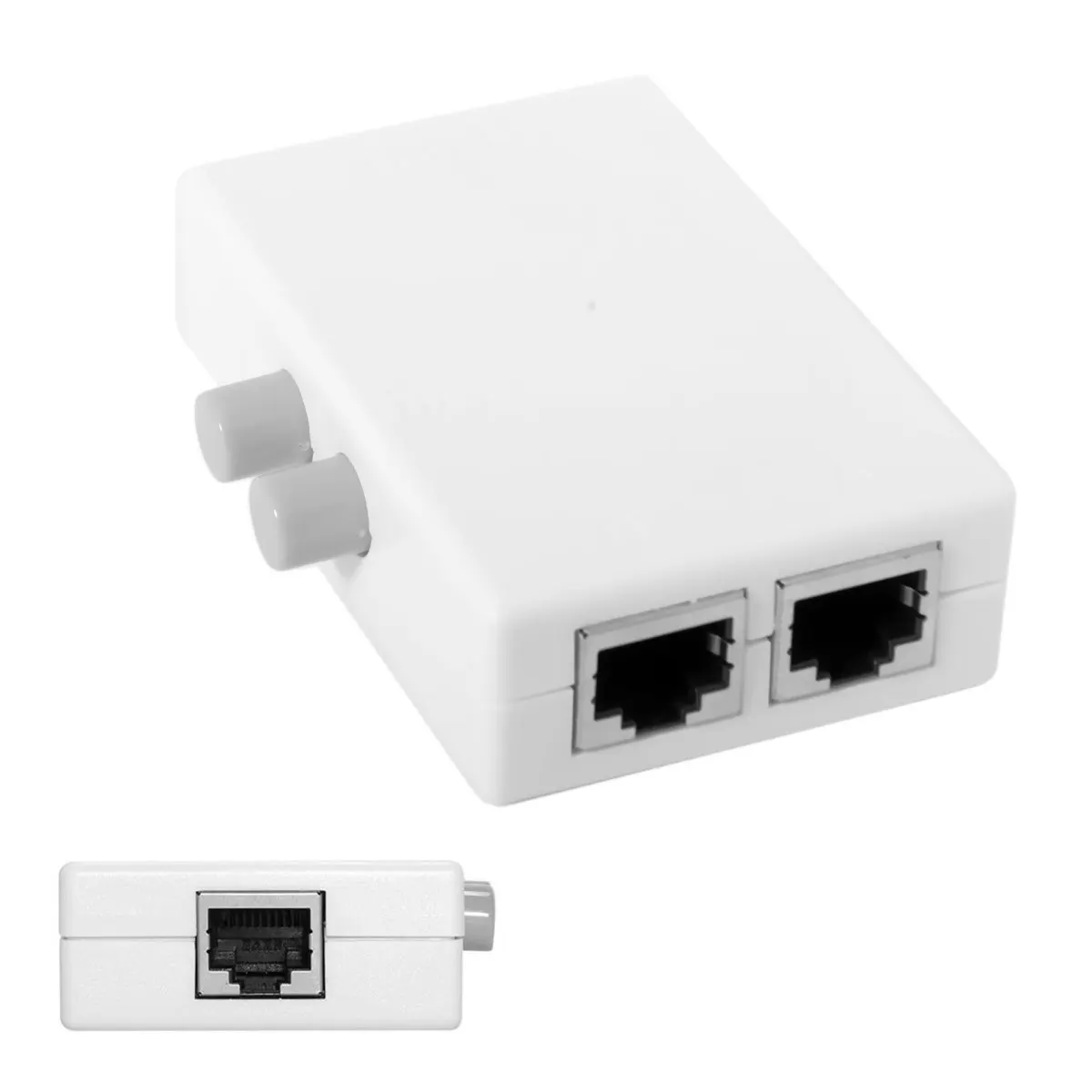 UTP STP 2 порта RJ45 LAN CAT сетевой Переключатель Селектор внутренний внешний