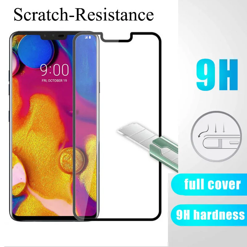 3D 9H полное покрытие закаленное защитное стекло для LG V40 V30 V20 Защитное LGV30 LGV20