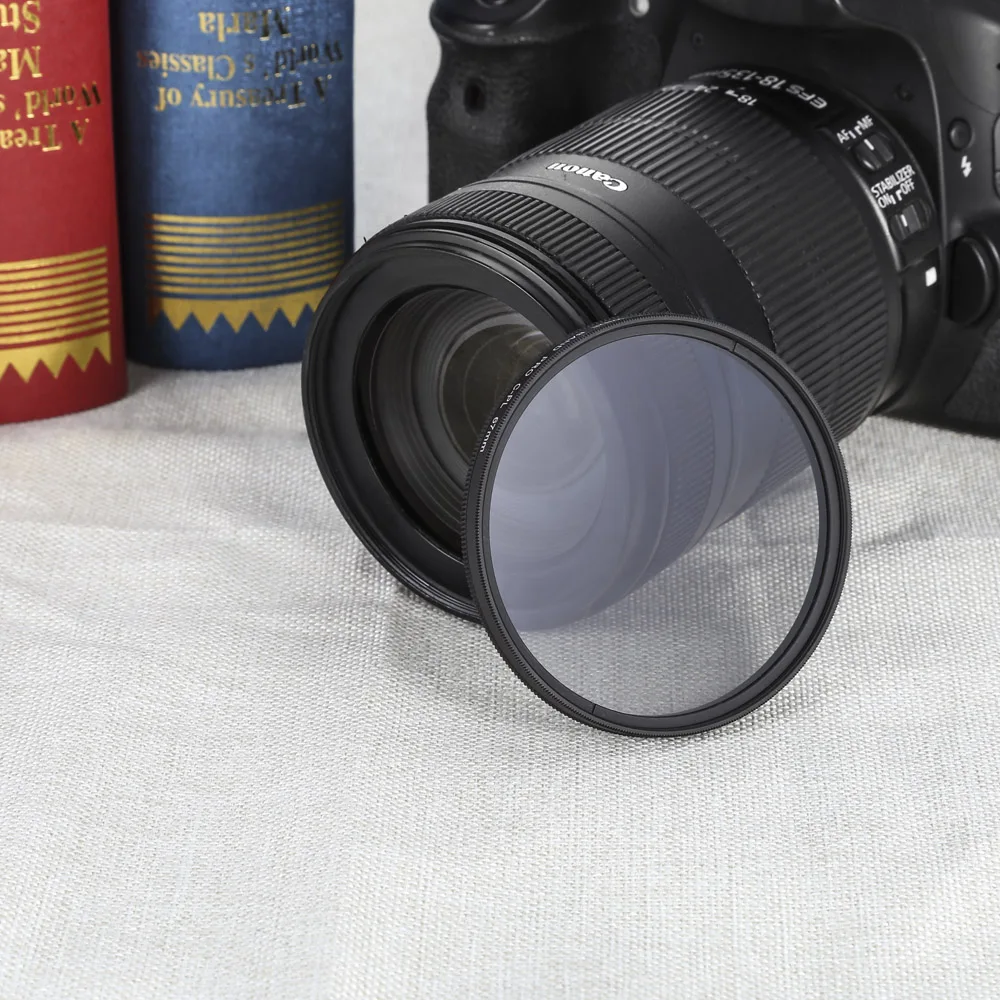 УФ CPL ультра тонкий оптический камера фильтр Professional регулируемые линзы для Canon