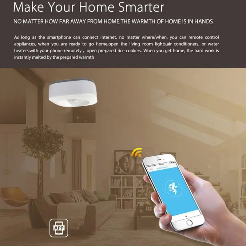Wi Fi Инфракрасный датчик для человеческого тела PIR движения Детектор