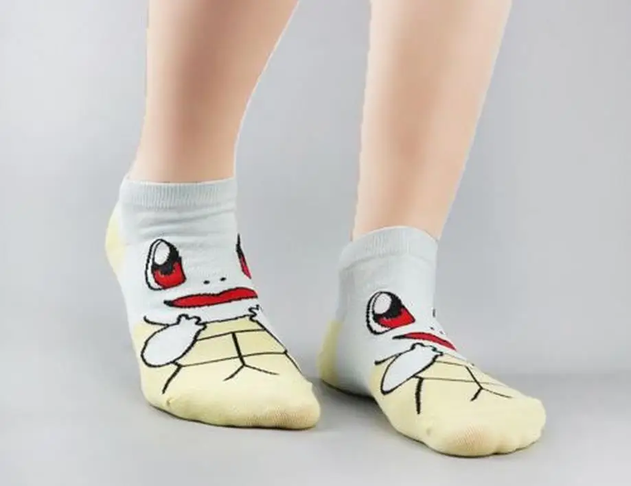 Аниме Pokemon Go Пикачу nintendo персонаж карманные монстры женские короткие носки