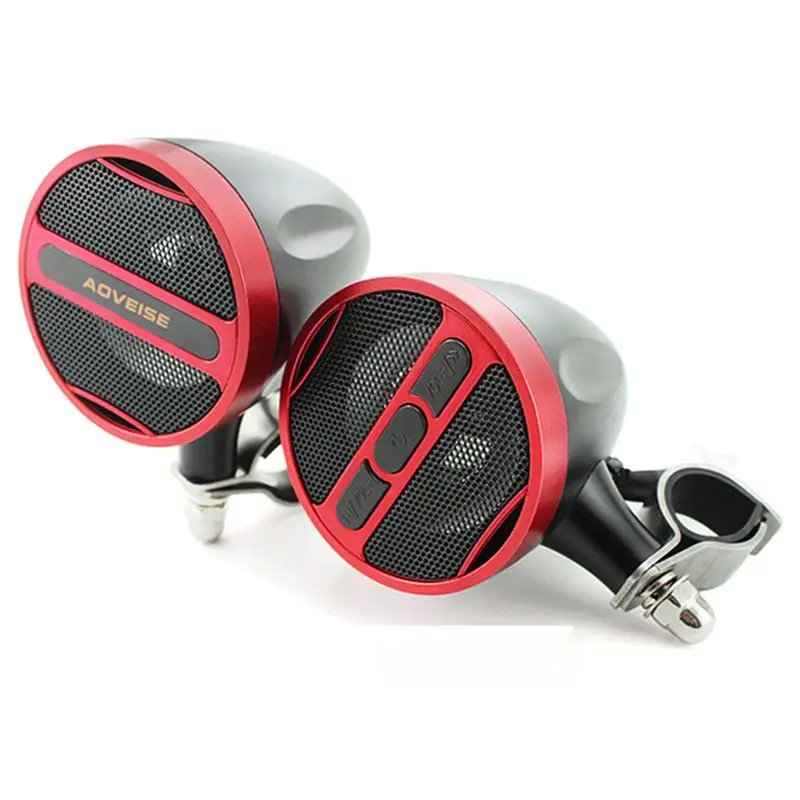 AOVEISE 3 дюйма 40 Вт MP3 аудио плеер Bluetooth колонки для мотоцикла Водонепроницаемый