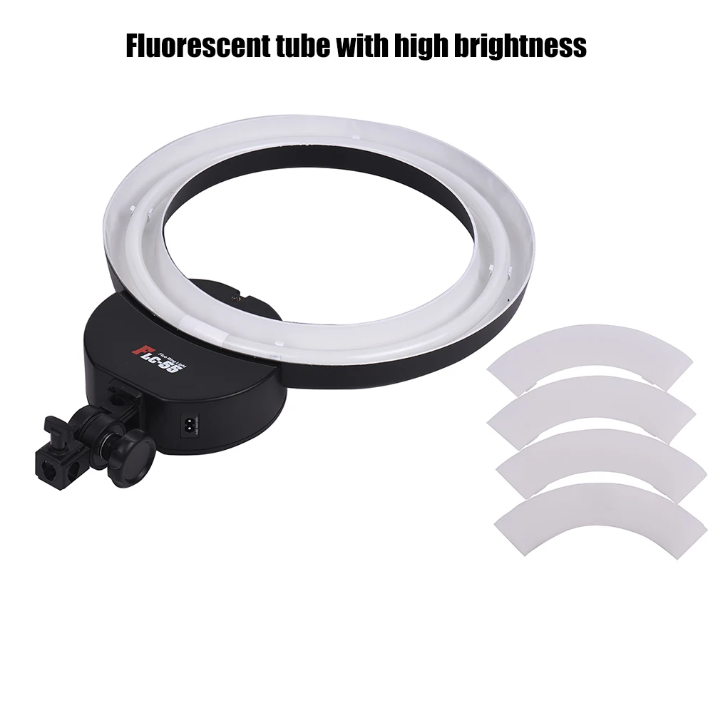 FalconEyes FLC 55 16 "Фотостудия кольцевая световая лампа с подставкой 55W 5600K студийное