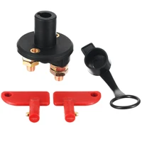 dc 12v truck boat car battery disconnect switch power isolator cut off kill switch 2pcs removable keys for marine atv vehicles