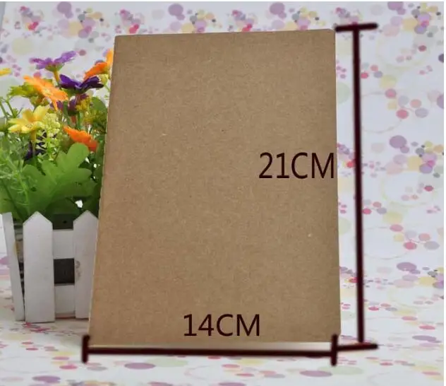 Kraft Brown Unlined Travel journals notebook Soft Cover Notebooks A5 Size 210 mm x 140 60 Pages 30 Sheets stationery supplies | Канцтовары