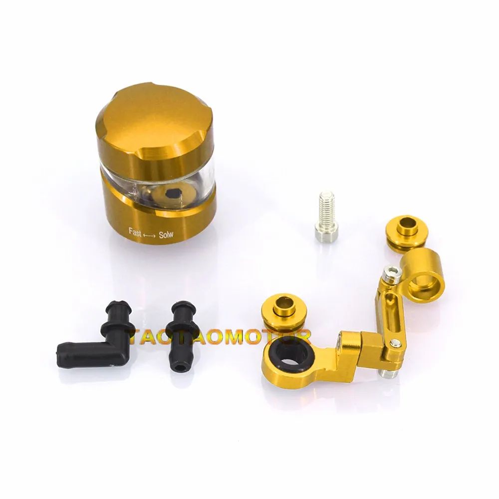 Универсальный Мотоцикл с ЧПУ Auminium задний тормозной насос масляный для Yamaha xvs fz6