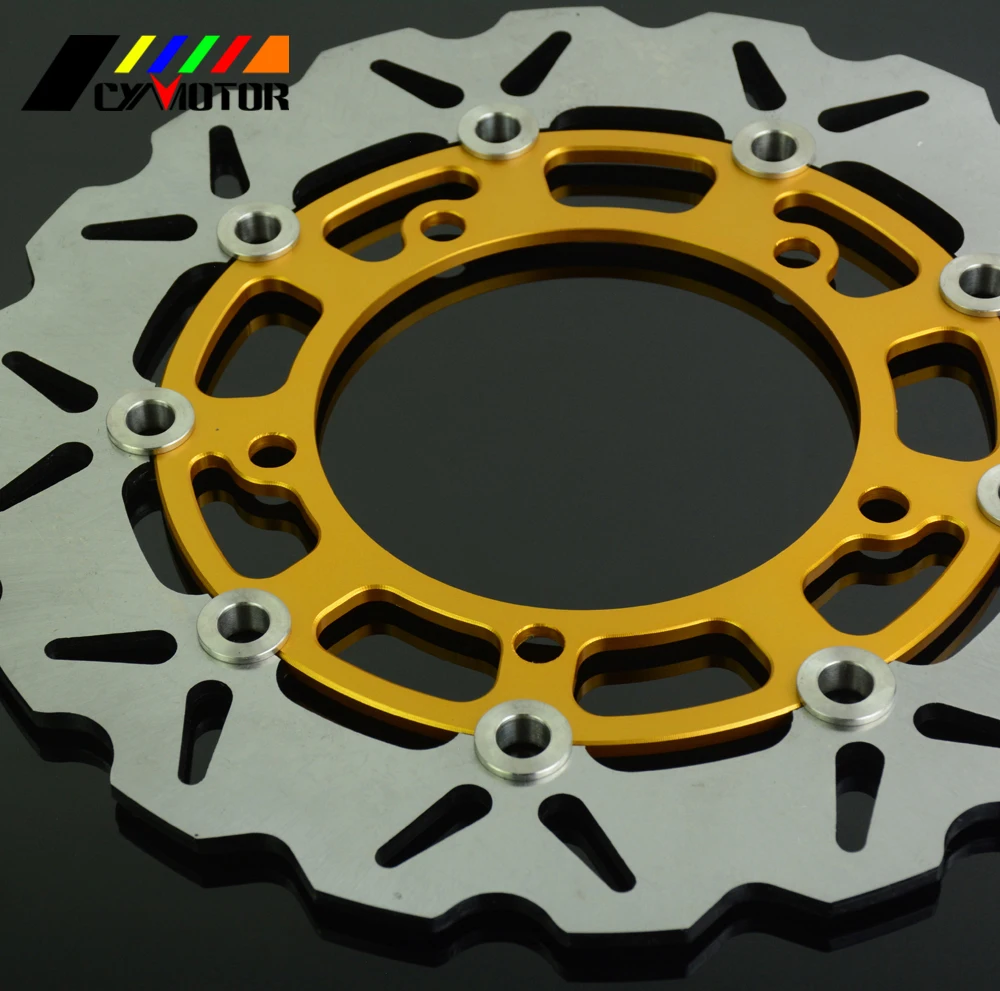 

2PCS Motorcycle Front Floating Brake Discs Rotor For SUZUKI SV650S SV 650S ABS 2007 2008 2009 2010 2011 2012 07 08 09 10 11 12