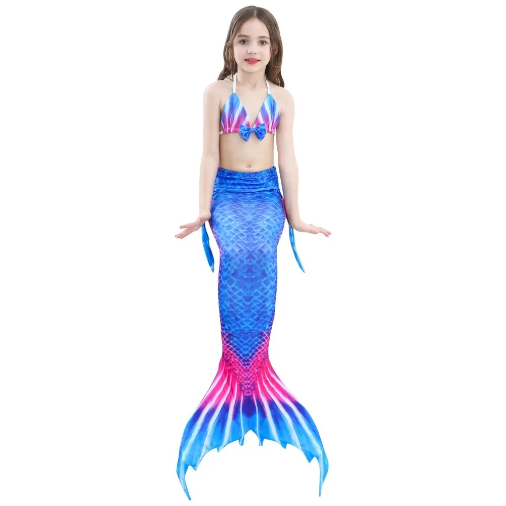 Детский купальный костюм хвост русалки с моноластами Костюм для костюмированной