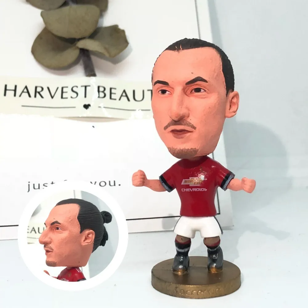 Фигурки кукол Soccerwe Футбольная звезда Ибрагимович #22 17 18 подвижные швы Смола