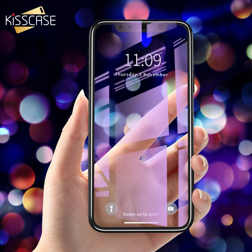 Закаленное защитное стекло для iPhone X 8 7 6 6S Plus XS|Защитные стёкла и плёнки телефонов|