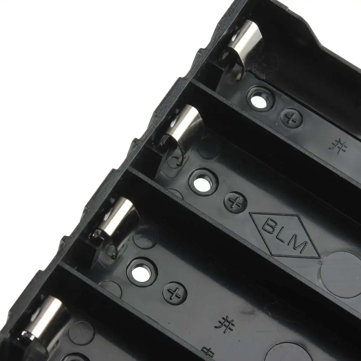 CLAITE черный ящик для хранения держатель Чехол DIY 4x18650 3 7 В аккумуляторные батареи