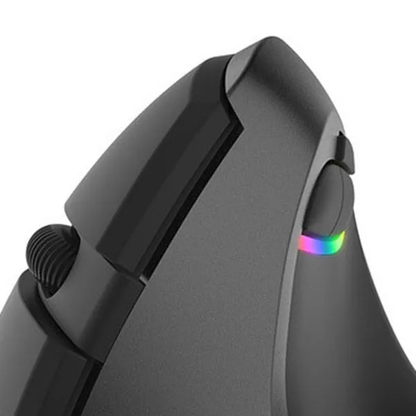Delux M618 Мини Bluetooth 4 0 + 2 4G беспроводная Вертикальная мышь шестерни dpi RGB эргономичная