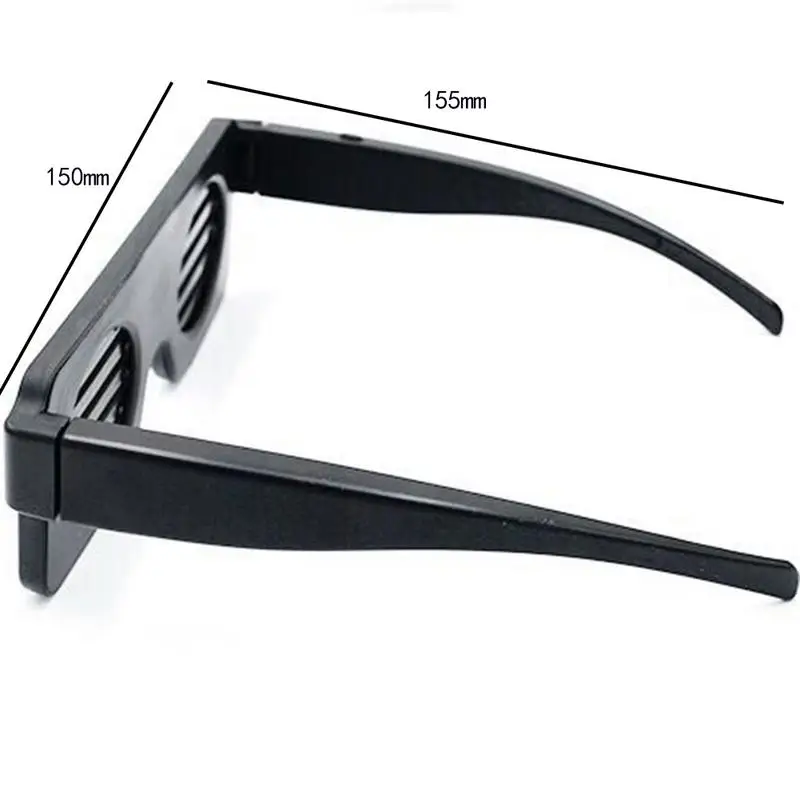 New LED Glasses 8 Modes Quick Flash Party USB Rechargeable Luminous Christmas Concert Light Toys | Дом и сад
