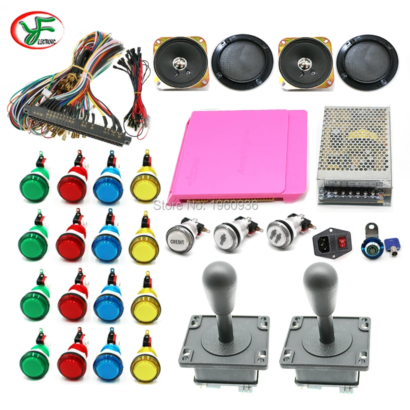 Аркадный джойстик DIY Kit JAMMA Pandora 6S 1300 в 1 игровая доска HD 3D игра 1500/1299 аркадный