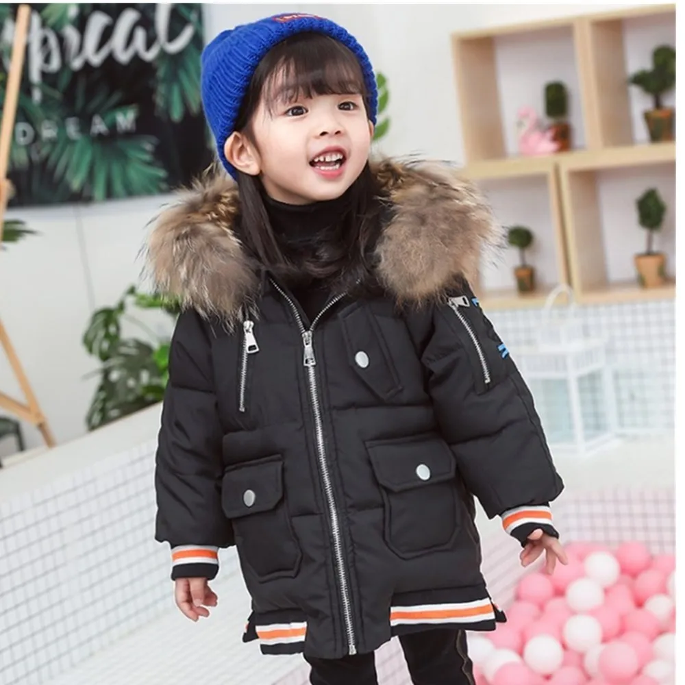Детская одежда пальто с хлопковой подкладкой для девочек зимняя новым рисунком|Пальто и парки| |