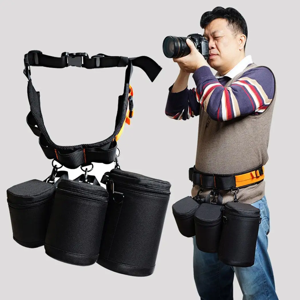 SLR защита для объектива камеры сумка водостойкий черный противоударный чехол