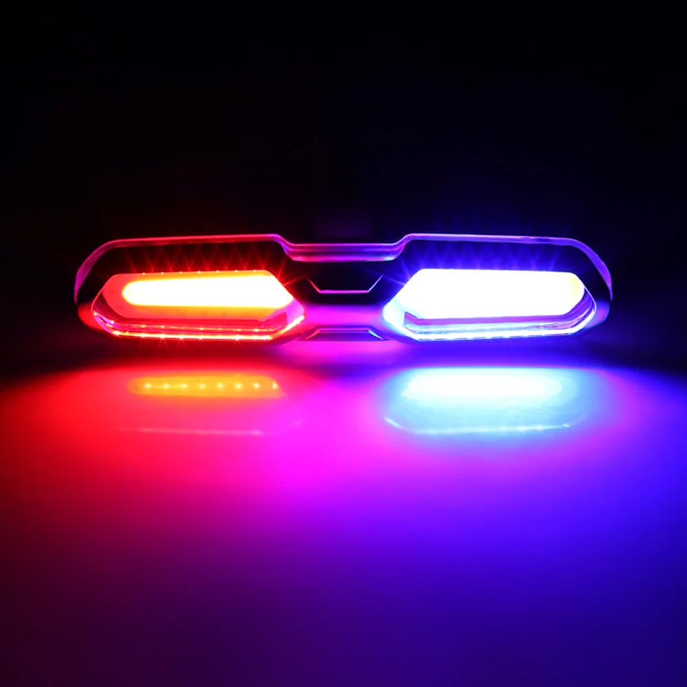 USB перезаряжаемая велосипедная Передняя светодиодная фара для велосипеда задний