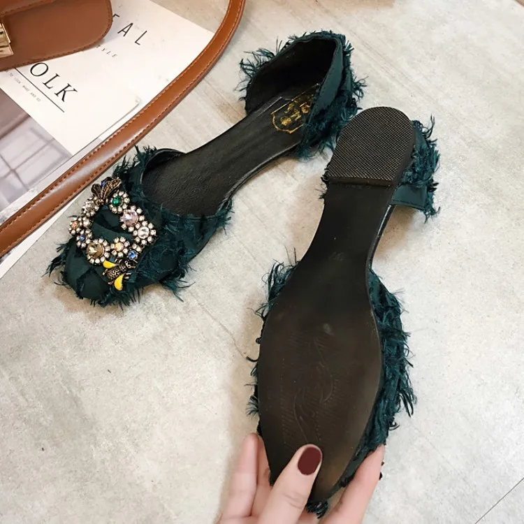 Женские босоножки Новинка модная износостойкая тканевая женская обувь Zapatos De Mujer