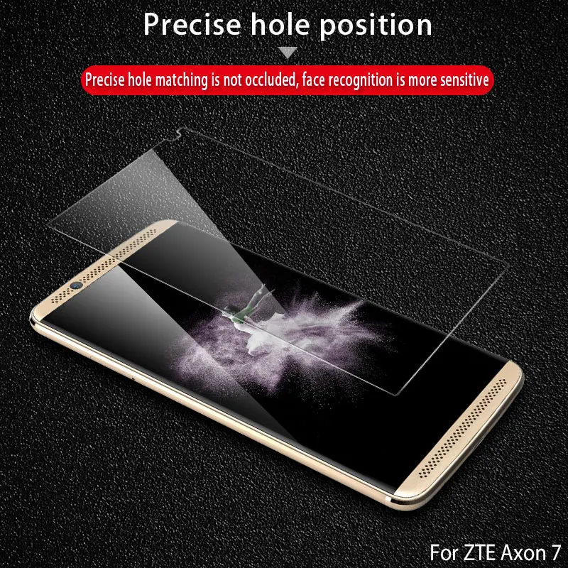 JRZ For ZTE Axon 7 Phone Glass Screen Protector Ultra Thin Film 5.5 inch Transparent Protective Tempered | Мобильные телефоны и
