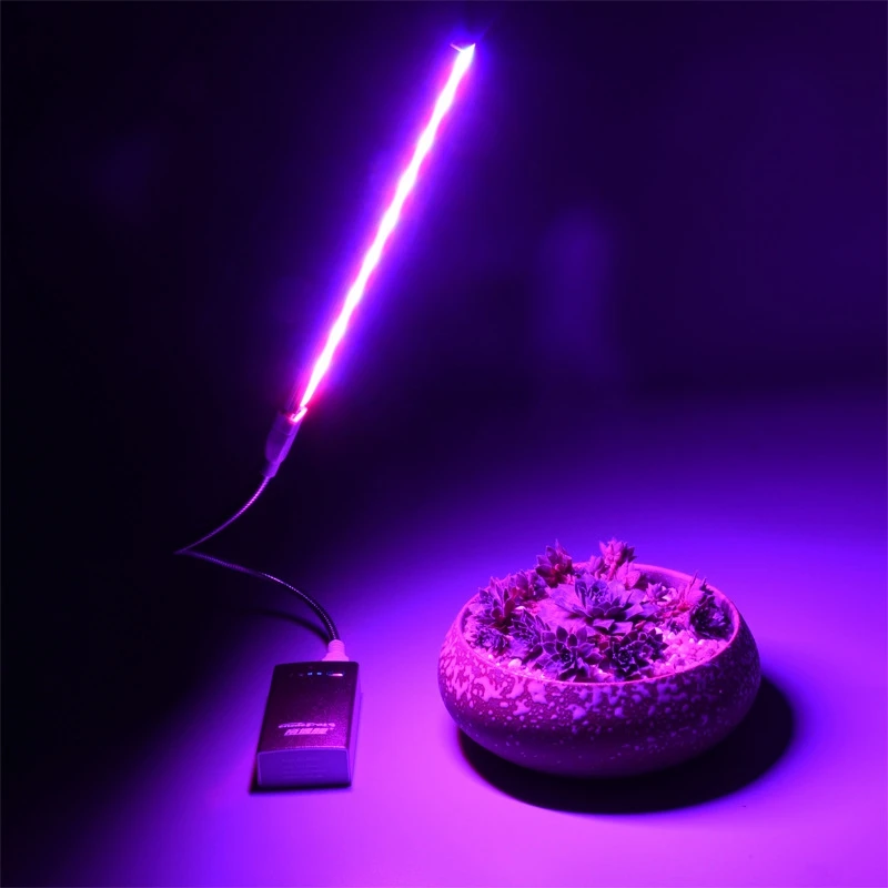 Usb Светодиодная лампа для выращивания растений 2 5 Вт В домашняя имитация