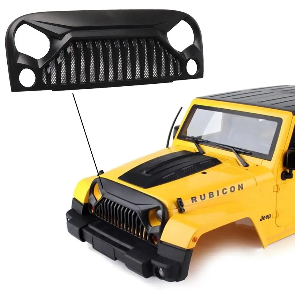Передняя решетка воздухозаборника + крышка капота двигателя для 1/10 RC Rock Crawler Axial