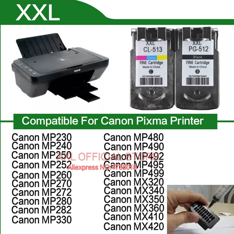 Для Canon IP2700 iP2702 MP230 чернильный картридж принтера для Pixma iP2700 MP240 принтер PG510