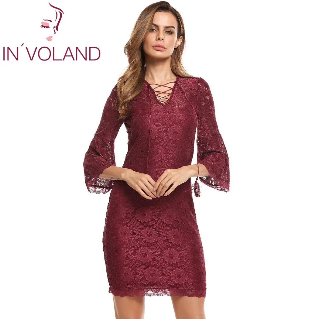 Для женщин Повседневное цветочные кружева платье с Cami Dress 2 шт. указан рост 176 см