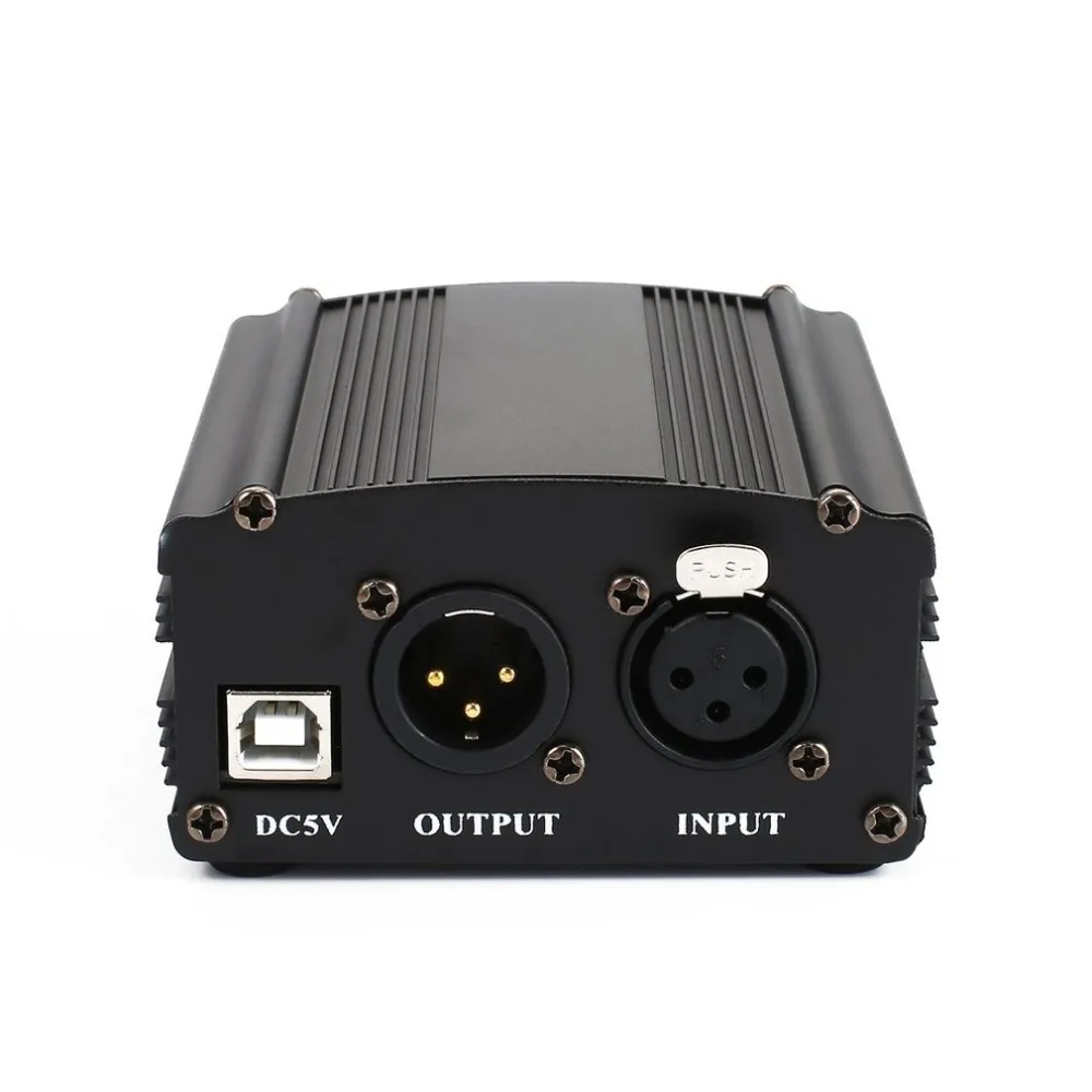 1 канальный 48 V USB Phantom Мощность 5 футов кабель XLR Сделано в Китае 3Pin микрофонный для