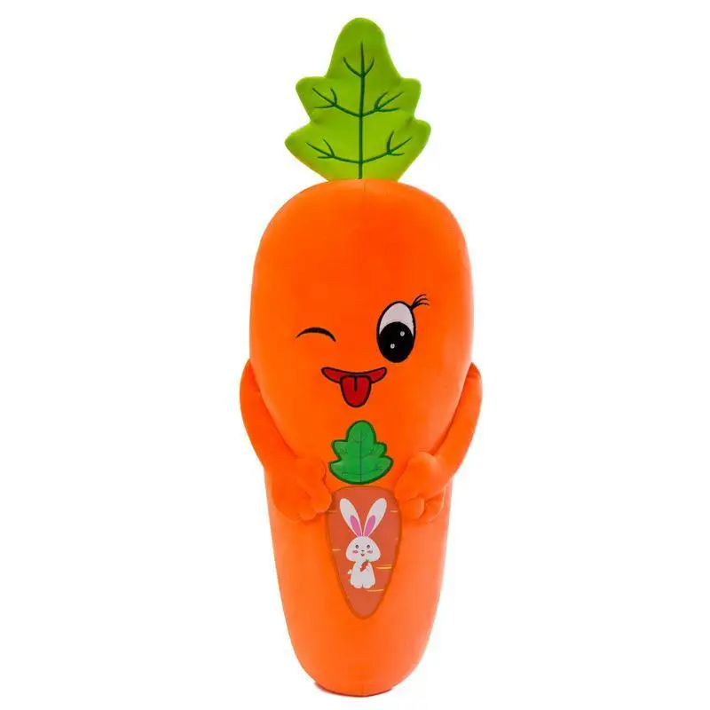 Детская плюшевая морковка подушки супер мягкая Милая Подушка с имитацией овощей