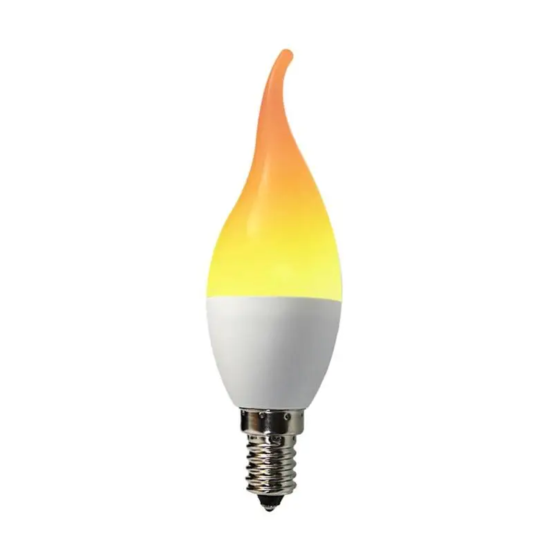 39 SMD 2835 Светодиодная лампа E14 3W эффект пламени эмуляция мерцающие лампы