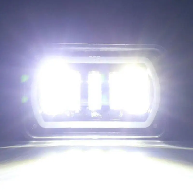 1 шт. 6x4in 45 Вт светодиодный проектор фары DRL водонепроницаемый 6000 К рабочий свет