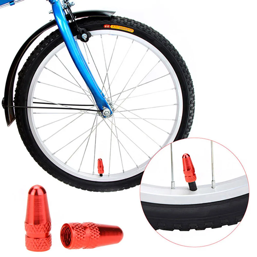 2 шт. алюминиевый сплав MTB велосипедный шоссейный велосипед Presta клапан крышка