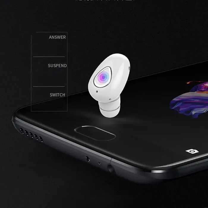 Мини Свободные наушники беспроводные Bluetooth 60 мАч спортивные 10 м/393 7 дюйма для