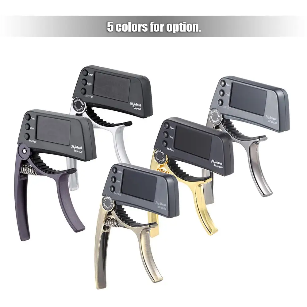 Meideal 2 в 1 приспособление для быстрой смены каподастра ключ Guitarra Capos тюнер